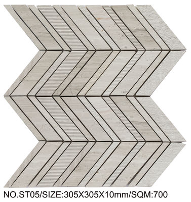 Αξία AAA και Firebrick 305x305mm Μωσαϊκός πισίνας για καθιστικό