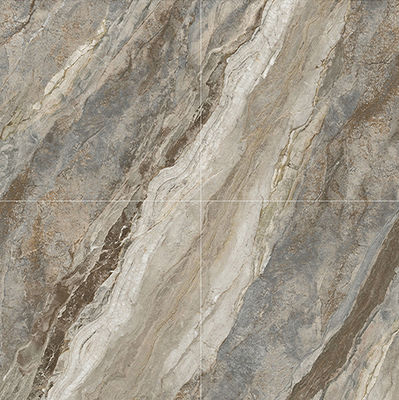 Ανθεκτικά στους λεκέδες καφέ 1mx1m γυαλισμένα πολυτελή πέτρινα πλακάκια για κτίρια 3 στυλ