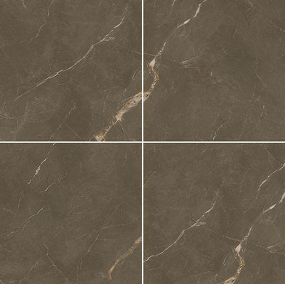 Φάιρεμπρικ καφέ 1mx1m εσωτερικό πάτωμα γυαλισμένα πολυτελή πέτρινα πλακάκια για διακόσμηση 3 στυλ