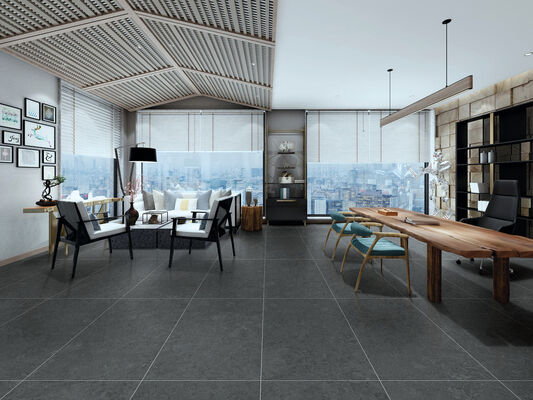 No Fade Indoor Floor Matt Mold Επιφάνεια κάρβουνο 600x1200mm Πλακάκια πορσελάνης για ξενοδοχείο και κουζίνα