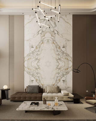 White and Gray Grade AAA and Moisture-proof 1600x3200mm Marble Wall Polished Sintered Stone Slab Thickness 12mm Full Body Slabs For Renovation