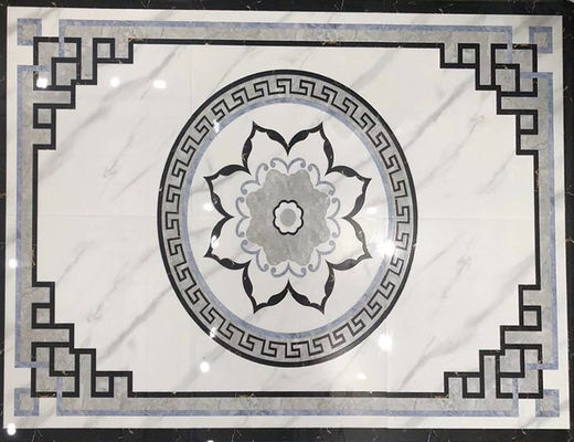 Καρράρα 600x600mm γυαλισμένος κρύσταλλο ανακυκλωμένος κεραμίδι τάπητας W.A 0,01