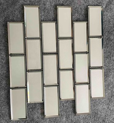 Κεραμίδι μωσαϊκών γυαλιού υπογείων Iridescence 1.36kgs, Countertop 300x300mm κεραμίδια πατωμάτων ντεκόρ