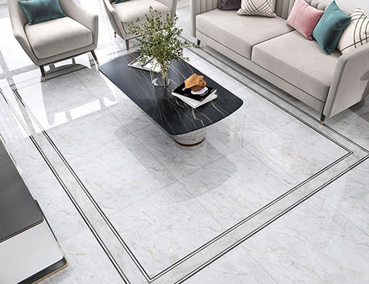 800x800mm Χρυσό Γυαλισμένο Γυαλισμένο Πλακάκι Πορσελάνης 3D Εκτύπωσης Inkjet