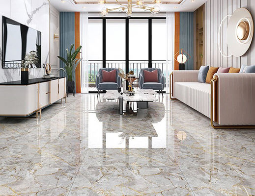 Επικαλυμμένα Πλακάκια Πορσελάνης Gold Line 800x800mm Full Body Marble