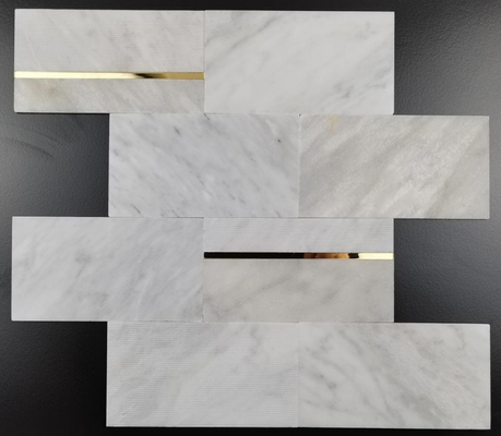 300x300x4mm συνδυασμένα κεραμίδι χρώματα μωσαϊκών μετάλλων φυσικά πέτρινα