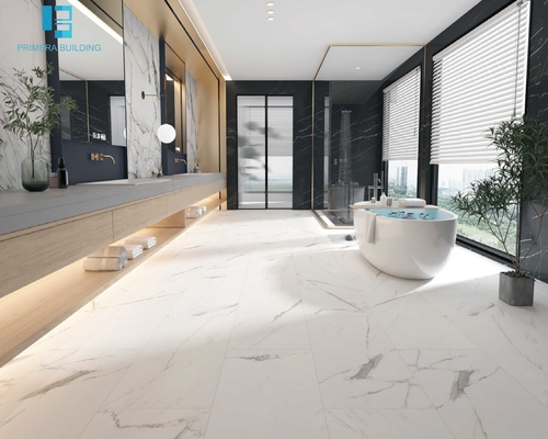 SPC Δάπεδο Βινυλίου Carrara Marble 5.0mm UV Επίστρωσης, Συναρμολογούμενο